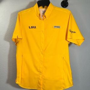 LSU Columbia Fishing Shirt